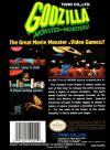 Godzilla - Monster of Monsters! Box Art Back